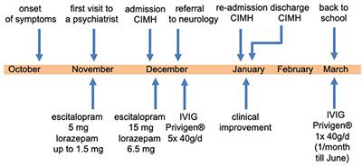 Case Report: Severe Adolescent Major Depressive Syndrome Turns Out to Be an Unusual Case of Anti-NMDA Receptor Encephalitis